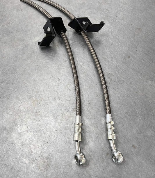 AU Premium Brakes - Front Braided Hoses