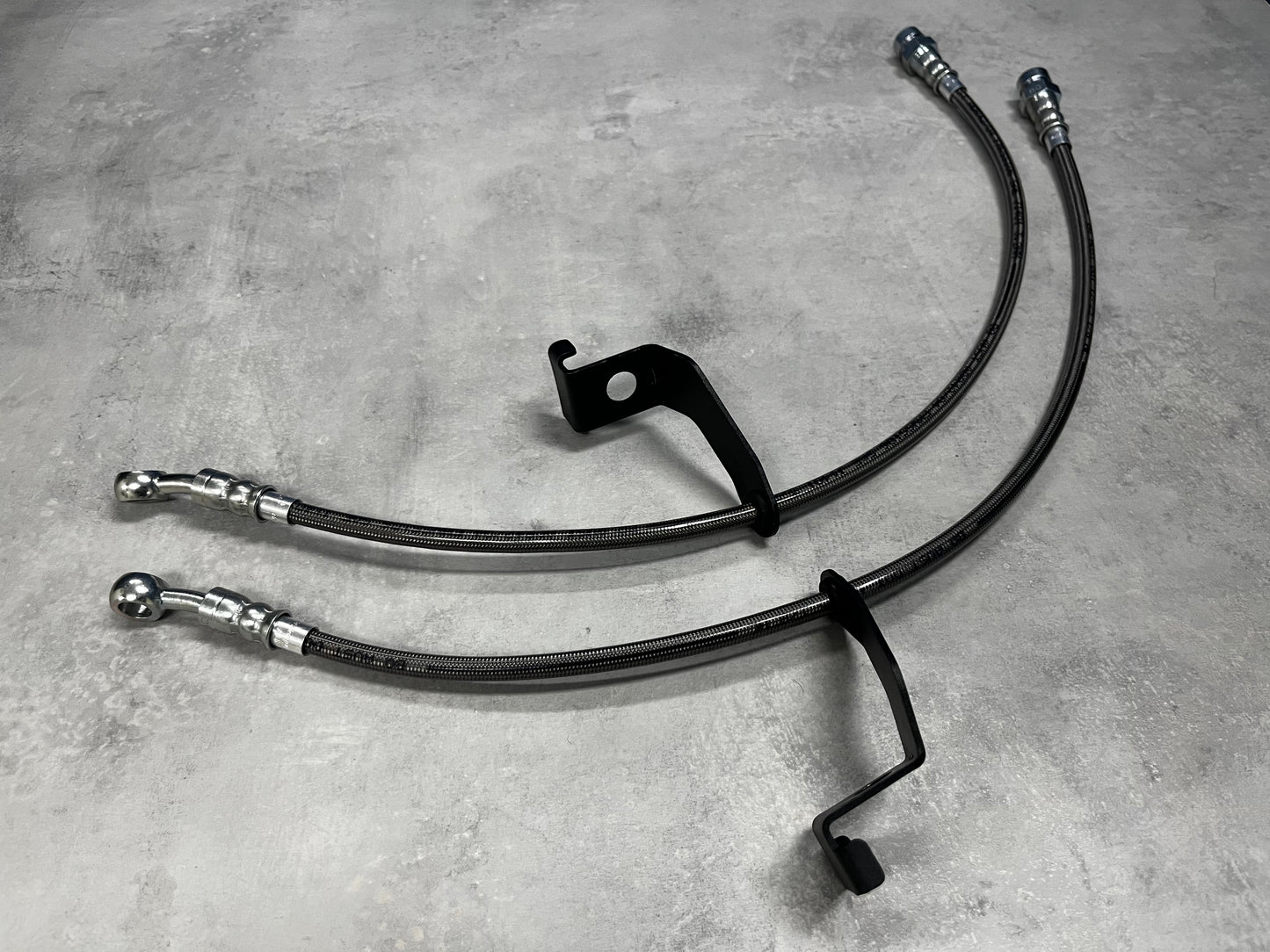 AU Premium Brakes - Front Braided Hoses