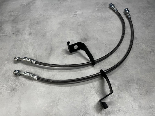 AU Premium Brakes - Front Braided Hoses